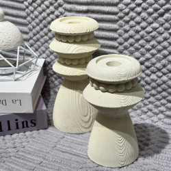 Medium Porcelain Candle Holder